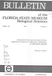 Ecology of the aquatic box turtle